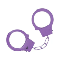 OUCH! Classic Metal Cuffs - Purple